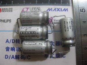 1x PEG124MA2220Q Aluminum Electrolytic Capacitors Axial 22uF 63VDC -10% to 30% - Picture 1 of 1