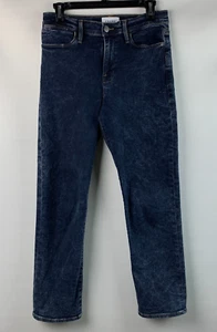 FRAME Jeans Le High Straight blau Medium Wash Zip Fly 5-Pockets High Rise Gr. 28 - Bild 1 von 10