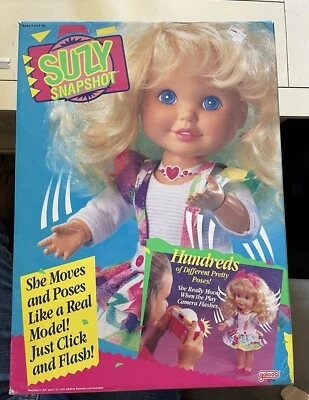 SUZY SNAPSHOT 14" Blond Poseable Walker Flash RARE VINTAGE 1991 New In Box READ - Image 1 of 4