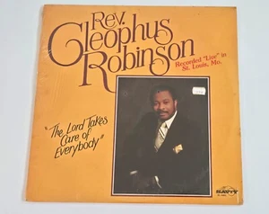 REVEREND CLEOPHUS ROBINSON Live SEALED Vinyl LP Black Gospel 1981 Savoy - Picture 1 of 3