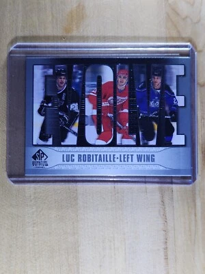 2020-21 Upper Deck SP Signature Edition Legends evolve Luc Robitaille #E-19  - Image 1 of 2