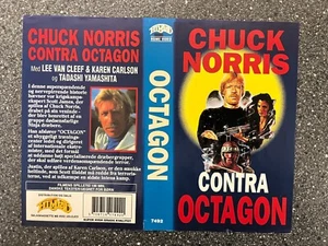 Vintage The Octagon Chuck Norris VHS Cover Only - Danish Edition - No Tape - Bild 1 von 1