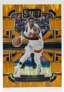 2023-24 Select Concourse Orange Flash Prizm #1 RJ Barrett Toronto Raptors - Picture 1 of 2