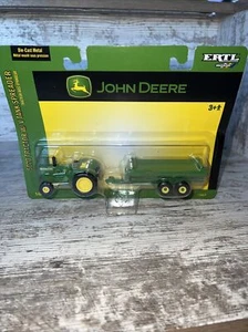 1/64 Scale John Deere 5020 Tractor With 876 V Tank Spreader. Die-Cast Ertl - Picture 1 of 6