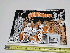 1984 RCA / Columbia Pictures Home Video Presents: Screamers Promo Poster Rare! - Picture 1 of 14