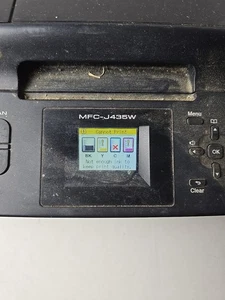 For Parts Only Brother MFC-J435W Wireless Ink Jet Printer Read Description  - Picture 1 of 9