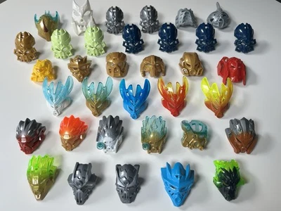Lote de máscaras Lego Bionicle Hero Factory Foto 1 de 4