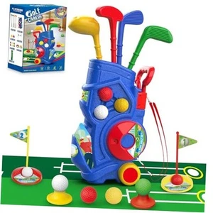 Toddler Golf Set, Kids Golf Clubs with Putting Mat, Toys for Boys 3 4 5+ Blue - Picture 1 of 7