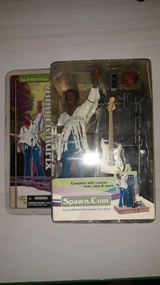 Jimi Hendrix 18 de agosto 1969 conjunto de figuras de escenario Spawn McFarlane Toys NUEVO sellado Foto 1 de 4