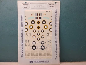 Microscale Decal 1/72 Spitfires in U.S.Service #72-286 Vintage - Bild 1 von 1