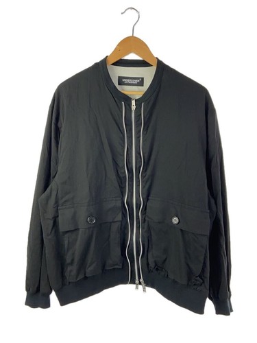 UNDERCOVER SOTTOCOPERTA 25SS cotone doppia zip blusa 3 rayon BLK UC1E4206 2