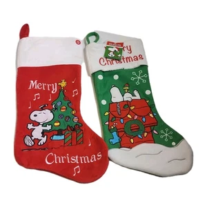 18" Gemmy Strumpf Set Peanuts Snoopy Charlie Brown keine Musik lesen - Bild 1 von 14