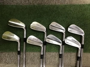 Titleist MB 712 Forged Iron Set of 8 3-PW Steel KBS TOUR Flex X Men RH USED - Picture 1 of 5
