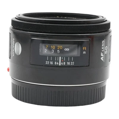 Objektiv Minolta AF 50mm Lens 1.7 (22) - Alpha A-Mount Bajonett - Bild 1 von 3