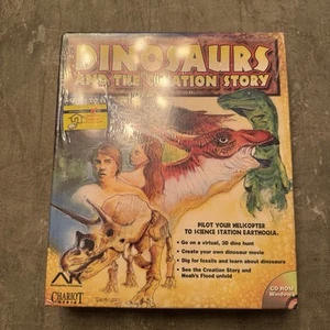 NOS Sealed Dinosaurs Creation Story Windows 95 PC CD Chariot Media Homeschool - Picture 1 of 4