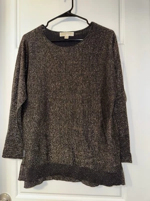 Suéter Michael Kors Metálico Dorado y Negro Med Foto 1 de 4