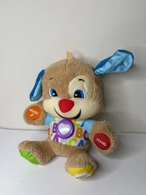 Juguete interactivo de peluche Fisher Price Laugh And Learn Love To Play Puppy Dog 2017 Foto 1 de 4