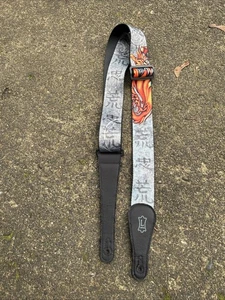 Levy's Polyester Guitar Strap. With Dragon. MPD2-021. - Picture 1 of 10