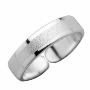 Zehenring Zehring sandgestrahlt 5 mm 925 Silber Zehenschmuck - Bild 1 von 2