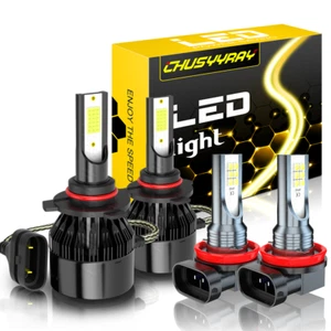 Kit combinado de bombillas LED de haz alto bajo para Toyota Camry 2007-2017 6000K - Imagen 1 de 14