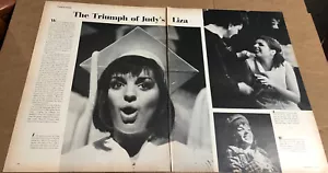 1965 LIZA MINNELLI 19 anni e Madre GIRLANDA DI GIUDA - Articolo rivista vintage 2-Pg - Foto 1 di 4