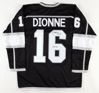 Marcel Dionne Signed Los Angeles Kings Jersey Inscribed "HOF 92"(JSA COA) Center - Image 1 of 4