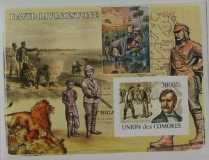 D Livingstone explorer medical missionary Comores s/s Sc.1060 MNH CM8209b IMPERF - Picture 1 of 1