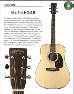 Guitarra acústica Martin HD-28 1976 + Martin OMC-16E historia artículo impresión - Imagen 1 de 4