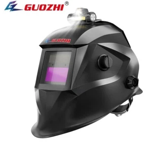 GZ GUOZHI Welding Helmet w/LED Headlamp,True Color Technology, Auto-Darkening - Picture 1 of 7