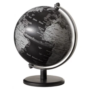 TROIKA Mini-Globus Gagarin Nero Opaco 13 cm - Foto 1 di 2