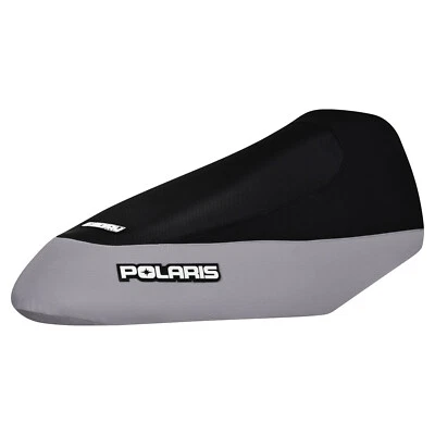 Cubierta de asiento Polaris RMK 600 800 900 Dragon 05-07 PLATA trasera-NEGRO lado/parte superior #312 Foto 1 de 3