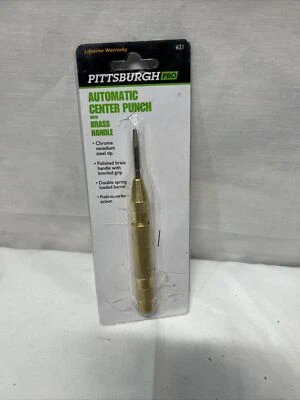 Punzón central automático con mango de latón marca metal para perforación sin martillos punzón Foto 1 de 3