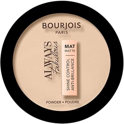 BOURJOIS Always Fabulous Matte Long Lasting Pressed Powder 10g 050 Porcelain - Image 1 of 2