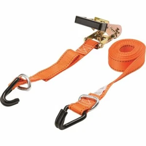 KEEPER 89524 14-ft x 1.5-in x 1,000-lb Ratchet Tie-Down Strap w/ Double J Hooks - Picture 1 of 1