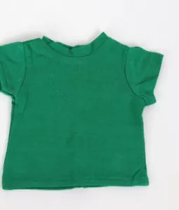 Camiseta con manga gorra verde se adapta a muñecas chicas americanas de 18 - Imagen 1 de 1