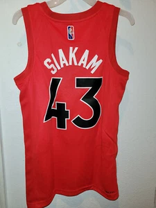 NIKE NBA SWINGMAN JERSEY TORONTO RAPTORS PASCAL SIAKAM RED MEN'S XL - Picture 1 of 3