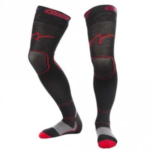 Alpinestars Mens Long Knee Brace MX Motocross Socks (Red/Black) - Picture 1 of 1