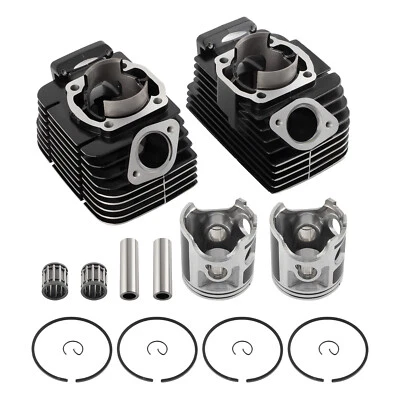 Cilindro Pistones Anillos Muñequeras Kit Extremo Superior Para Yamaha RD350 1973 1974 1975 Foto 1 de 4