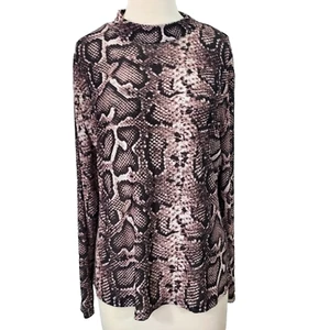 Camisa Top Estampado Serpiente Shein Mujer Talla 4XL Ligera Elastizada Mangas Largas - Imagen 1 de 11