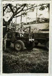 PHOTO ANCIENNE - VINTAGE SNAPSHOT - TRACTEUR ENGIN CAMION AGRICULTURE - TRACTOR - Foto 1 di 1