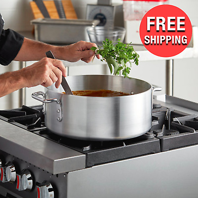 Commercial Kitchen Restaurant Slow Cooking Aluminum Brazier Standard Round Pot   • 76$