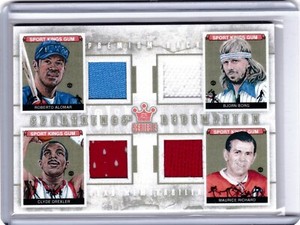 Roberto Alomar/Bjorn Borg/Clyde Drexler/Maurice Richard Sportking GU Jersey 9/10