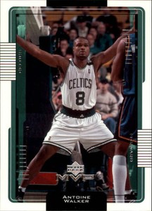 2001-02 Upper Deck MVP Boston Celtics Basketball Card #8 Antoine Walker