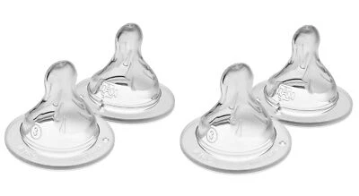 MAM Bottle Nipples Fast Flow Nipple 4 Count (Pack of 1), Flow, 4 Pack  - Image 1 of 4
