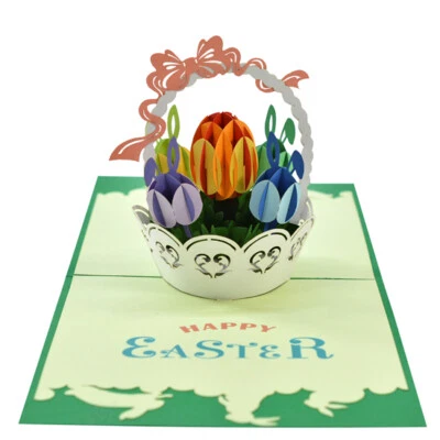 3D Pop Up Greeting Card easter Free Shipping USA seller - Image 1 of 3