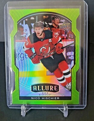 2020-21 ALLURE NICO HISCHIER GREEN QUARTZ DIE CUT #46  74/99 - Image 1 of 4