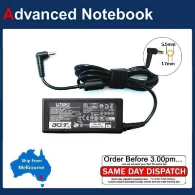 Genuine AC Power Adapter Charger for Acer Aspire A114-31 A114-32 45W 65W - image 1 of 3