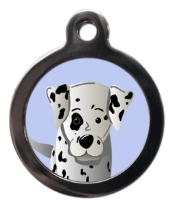 Pet ID tag BREED TAG CARTOON  DALMATIAN   tag  2 sizes  - Picture 1 of 2