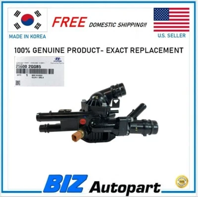 正品! THERMOSTAT UNIT 适用于 2019 - 2021 HYUNDAI TUCSON 2.4L # 25600-2GGB5 — 第 1/4 张图片