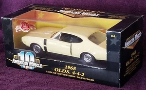 1968 OLDS 442 - LIGHT YELLOW - AMERICAN MUSCLE 1:18 #36420A - Picture 1 of 2